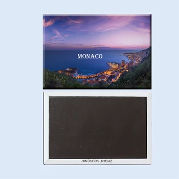 Monako nábreží raj leteckých view22892 Cestovné magnety na chladničku