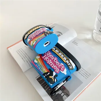 3D Značky Ice cream Piť Prípade AirPods 1 2 Pro Slúchadlá, Silikónové ochranné puzdro pre AirPods Prípade Bezdrôtového Nabíjania Kryt