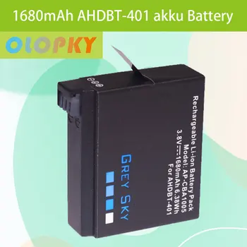 Batterie pour Gopro Hero 4, akku, 1680mAh, príslušenstvo pour caméra d'action, 401