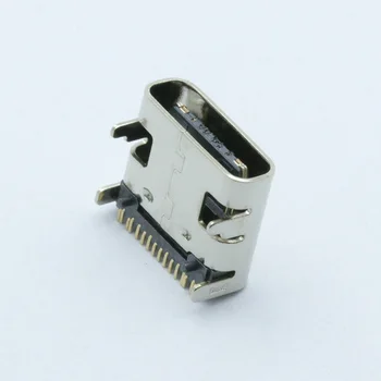 1000pcs/veľa Typ C 16 Pin SMT Zásuvky Konektora USB 3.1 Typ-C Ženské Umiestnenie SMD DIP pre návrh plošného spoja DIY vysoký prúd nabíjania