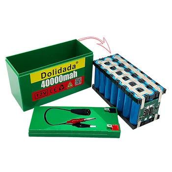 Powerbattery18650 12V3s7p lítiové batérie+12.6V3A nabíjačky, vstavané 40ah vysoký prúd BMS, ktorý sa používa pre rozprašovanie, atď