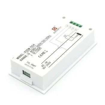 AC 80v-260V Digitálny 0~100A W Power Meter Volt Amp Ammeter Voltmeter & Split-Core CT a USB Kábel Pripojenie Softvér
