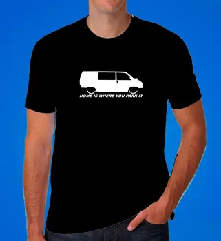 Pánske Vysoko Kvalitné Tee Nemecku Auto T4 T Shirt Táborníci Van Prepravca Autobus Otec Kombi Dub Personalizované Darček Nový Začiatok O-Neck T-Shirt