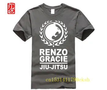 Renzo Gracie Brazílske Jiu Jitsu T-Shirt Mixed Martial Arts BJJ Top Tee človeka t-shirt BJJ Jiu Jitsu, ČAJ