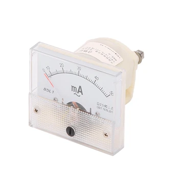 AC 0 - 50MA Ukazovateľ AC Ammeter Analógový Prúd Panel Ampér Meter Pre Regulátor Tlaku rozvodné skrine, Atď.