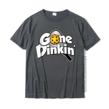 Preč Dinkin Pickleball Tričko Vrchné Tričko Vysokej Kvality 3D Vytlačené Bavlna Mužov Top T-Shirts 3D Tlačené