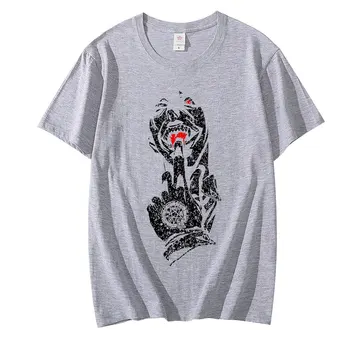 Japonský Manga Alucard Hellsing Vampire Hunter T-shirt Mužov Bavlna T-shirts Harajuku T-shirts Hip Hop Manga Grafické Letné Topy
