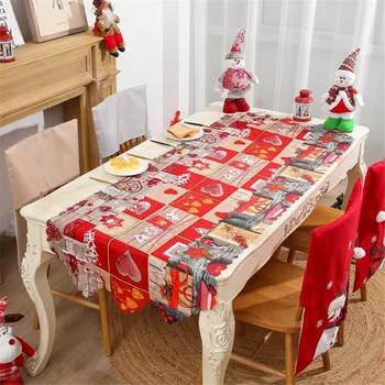2021 Vianočný Stôl Runner netkanej Textílie Tabuľka Pokrytie Snowman Vianoce Domov Jedálenský Stôl Obrus, Dekorácie 2022 Nový Rok