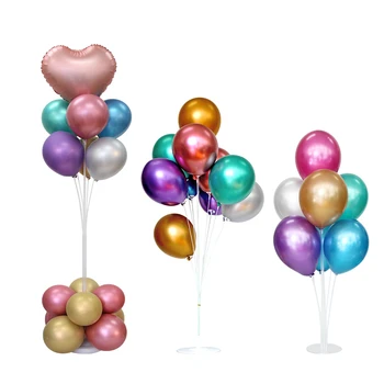 1set Balón Príslušenstvo Balón Držiak Balón Arch Reťazca Tesnenie Klip Lepidlo Bod Baby Sprcha Svadby, Narodeniny, Party Dekorácie
