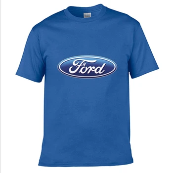 2021 Tvorivé designr FORD logo t shirt jednofarebné bavlnené Tričko pánske Nový Príchod Štýl Krátky Rukáv Muži t-shirt
