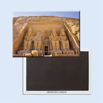 Chrám Ramesse II Abu Simbel Egypt,Turistické Suveníry, Neohybné, Magnety na Chladničku 20938
