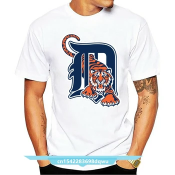 Tiger Maskot Núdzi Detroit Base T Shirt Nové Baseball Oblečenie, Unisex Darček