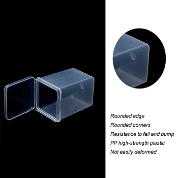 Dizajn Jednotnej Bavlna Kus Uterák úložný Box Priehľadný protiprachová Lock, Nezávislé Priestor Umenie Odolné Manicur-Nástroj Príjem