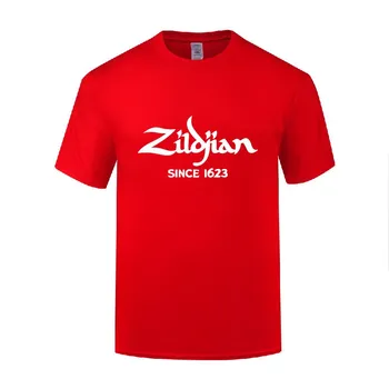Vtipné Zildjian Od Roku 1623 Bavlna T Shirt Design Mužov Kolo Golier Letné Tričká Krátky Rukáv Unikátne Tričká
