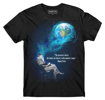 Nikola Tesla t-shirt, Tesla sen, t-shirt, voľnej Energie, t-shirt,vedec t tričko