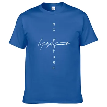 Móda Yohji Yamamoto a č foture logo t shirt Letné Oblečenie Populárne Tričko Bavlna Tees Úžasné Krátky Rukáv Jedinečný unisex