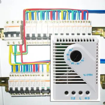 Mechanické Hygrostat Vlhkosť Regulátor Pripojiť Ventilátor, Ohrievač pre Kabinet MFR012