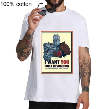 2020 Módne Korg Thor Thanos chcem, aby ste revolúciu t-Shirt mužov bavlna krátke rukávy Bežné mužské tričko Formálne tričká