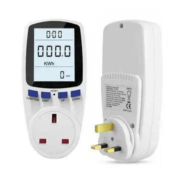 Power Meter Zásuvky Energie Monitor, UK, USA, EU, AU-Konektor Napájania Power Meter Fakturácie Smart Zásuvky LCD Power Usage Monitor Zásuvky