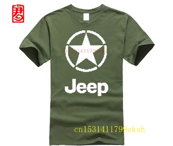 Nové tričko mužov Spojeneckých džípy 8bitová Tričko