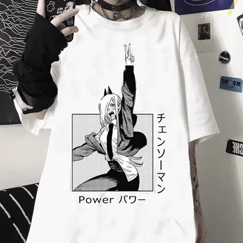 2021 Anime Pílou Muž T-tričko Krátky Rukáv Harajuku Zábavné Moc Ležérne Módne Muži Ženy Unisex Street Štýl T-shirt