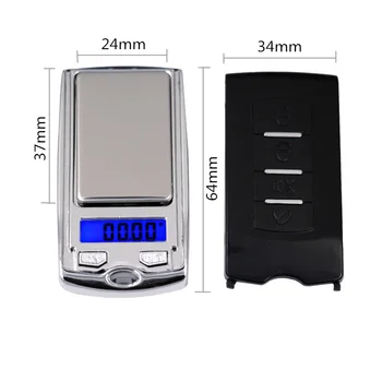 Prenosné 100g 0.01 g Mini Digital Pocket Rozsahu LCD Elektronické Šperky Zlaté Váhy Gram Vyváženie Váhy Malé, Ako Kľúča Vozidla