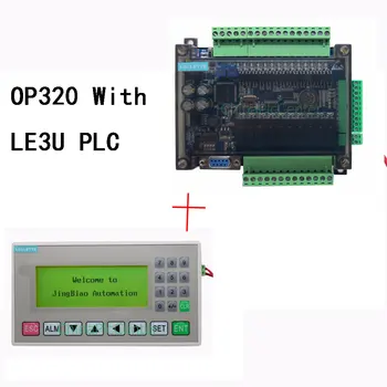OP320-A MD204L 4.3 palcový Text Displej+ FX3U série PLC priemyselné riadiace doska s DB9 Komunikačná linka