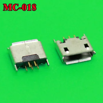 1x MICRO USB Vertikálne Vertikálne karty MICRO MICRO-5P USB žena 180 stupňov