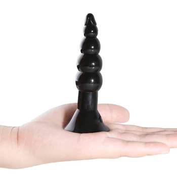 Silikónové mäkké Crystal Análne Dildo sexuálne hračky Riti Korálky Nepremokavé prísavky Análny Zadok Plug Dospelých Gay produkty sexuálnu hračku, pre Mužov