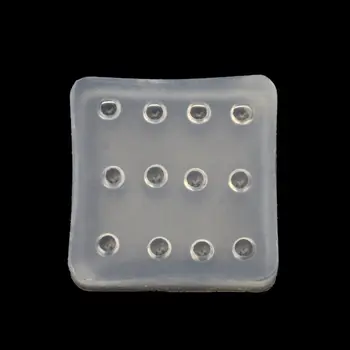 Transparentné Silikónové Mini 4 mm Kolo Opal Korálky Formy Epoxidová Živica na Odlievanie Silikónové Formy Sušené kvety Plesne Šperky Výrobu Nástrojov