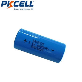 2 KS PKCELL ER18505 18505 3.6 V, V, 4000mAh Li-SOCL2 Batérie pre Alarmy a zabezpečovacie zariadenia