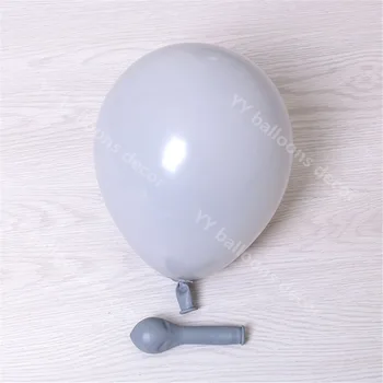 DIY Biela Šedá Macaroon Modrý Balón Arch Garand Súprava 10 inch Hélium Latex Happy Birthday Baby Sprcha Strana Dodávky