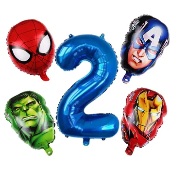 Super Hrdina Balón Spiderman Fóliové Balóniky Deti Narodeninovej Party Dekorácie, Detské Sprcha Iron Man Balón