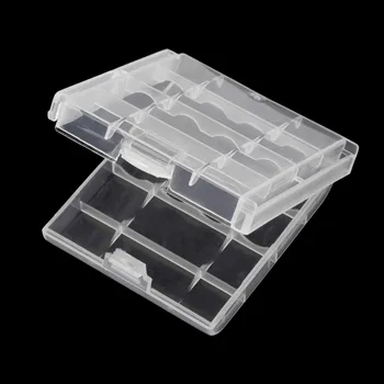 Novú jednotku Pevného Plastového puzdra Kryt Držiak AA / AAA Batérie Úložný Box Digital hot