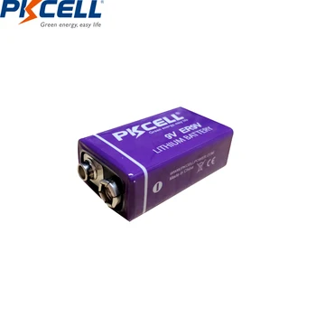 1PCS PKCELL ER9V 1200mAh Batériu 9V Li-SOCl2 Lítiové Batérie Bateria Baterias Pre Poplachový prístroj Hlboké Vŕtanie