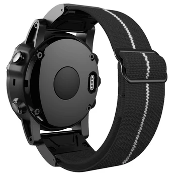 22 26 mm Quickfit Náramok Hodiniek Popruh Pre Garmin Fenix6 6X 5X Pro 5 Plus 3-LR 935 945 S60 Nylon Slučky Elastický Náramok Smartwatch