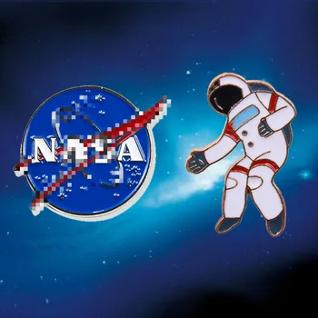 Vesmír Letectva Priestor Explorer Astronaut Brošňa Vesmíru Nášivka Loga Odznaky Cosplay Party Tašku Smalt Pin Mimozemšťan