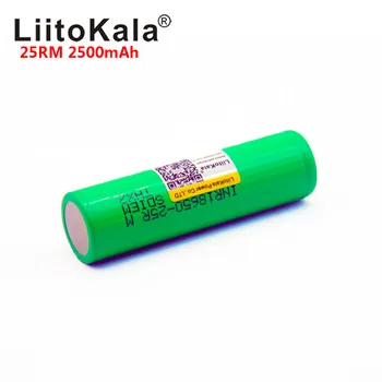 Liitokala Pôvodné 18650 2500mAh batérie INR18650 25 RM 20A vypúšťanie lítiové batérie
