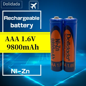 Ni-Zn AAA Nabíjateľné Batérie NI-ZN 9800mAh 1,6 V Batérie pre hračky MP3 Slnečné Svetlo Digitálny Fotoaparát MP4 RC auto