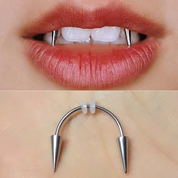 Móda Goth Pery Krúžok z Nehrdzavejúcej Ocele BCR Septum Piercing V ústach Krúžok Punkcia Náušnice Hoop Nose Krúžok Piercing Šperkov