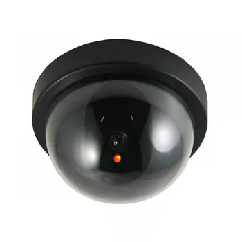 Smart Indoor/Outdoor Figuríny Surveillance Camera Domov Dome Falošný Bezpečnostné CCTV Kamera s Blikajúca Červená LED Svetlá