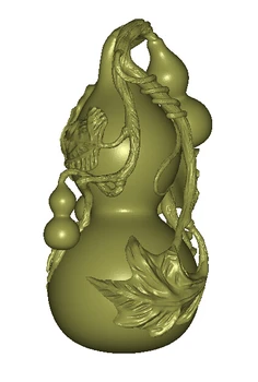 3D model kruhové engravure 4 os reliéf/počítač socha tekvica