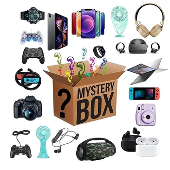 2022 Šťastné Číslo Mystery Box Prekvapenie Vysoko kvalitné Darčekové Elektronika Gamepads Digitálne Fotoaparáty Novosti Darček Vianočný Darček