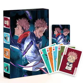 Anime Jujutsu Kaisen Pokerové Karty, Hracie Karty, Nastaviť Kreslených Verziu Zbierky Dar Tvorivosti Digitálnych Kariet Hry Doskové Hry