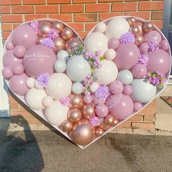 DIY Obrie Veľká Láska Srdce Mozaiky Balón Rámového Stojana Vyplnenie Poľa Výročie Svadby Valentines Day Narodeninovej Párty Dekorácie